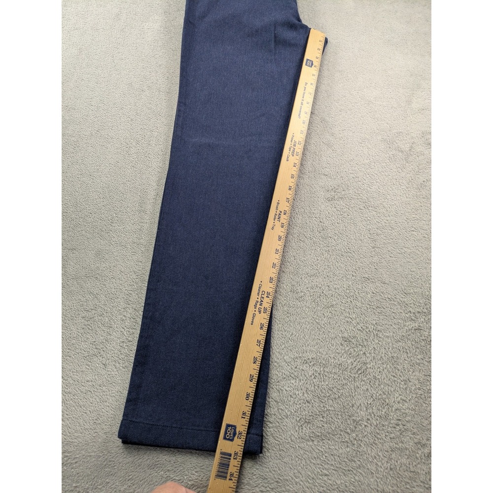 Tommy Hilfiger Mens Slim Fit Herringbone Chinos Navy Blue 33W 34L C8878A1366 474 - Picture 7 of 15